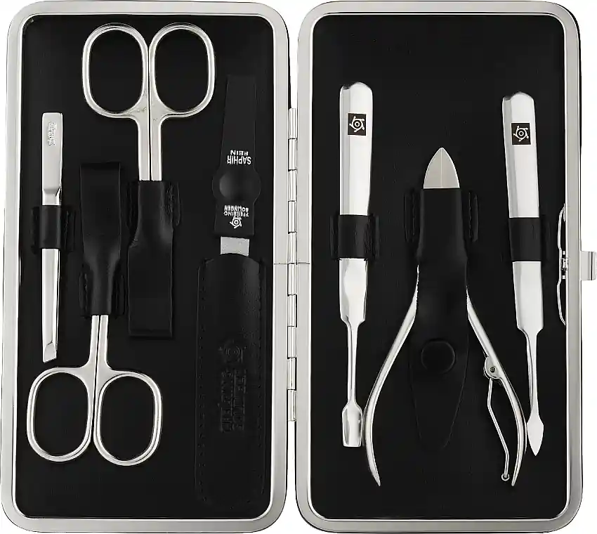 Manicure Set, 7 pcs, black - Accessories