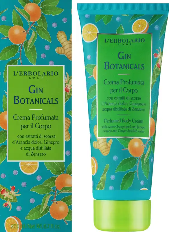 L'Erbolario Gin Botanicals Body Cream - Bath and Body