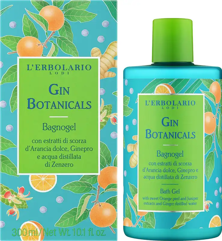 L'Erbolario Gin Botanicals Bath Gel - Bath and Body
