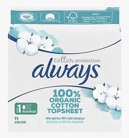Sanitary Pads, 11 pcs - Bath and Body