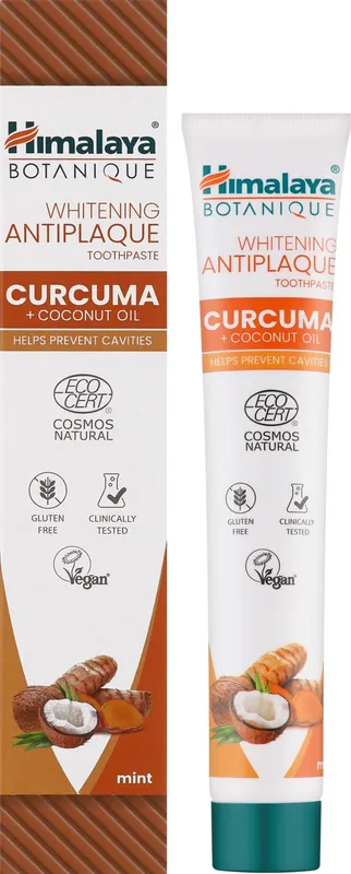 Whitening Toothpaste with Curcuma and Coconut Oil - Bath and Body