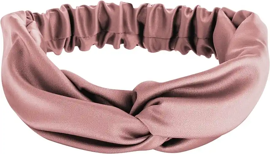 Satin Twist Headband, Dusty Pink - Accessories