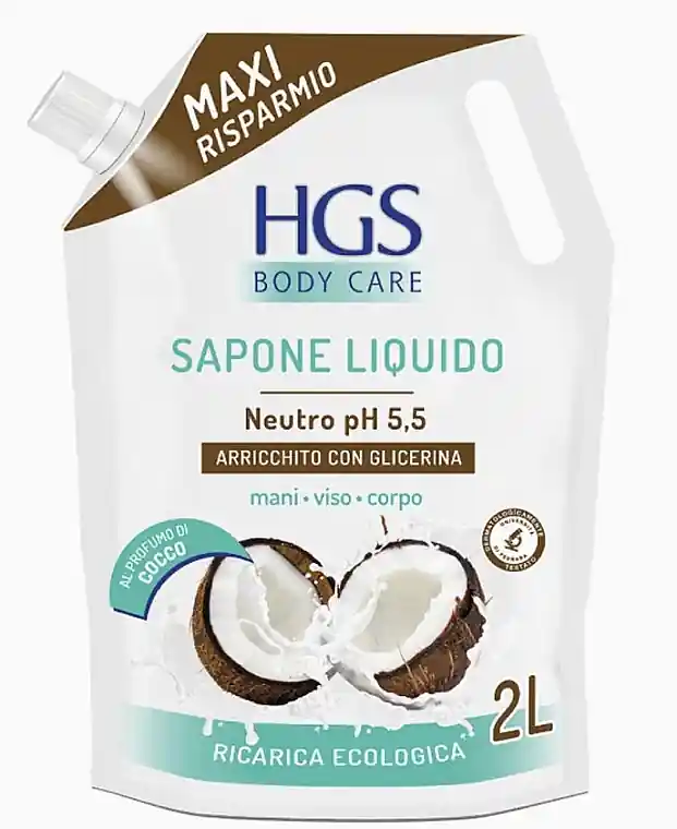 Coconut Liquid Soap (doypack) - Bath and Body
