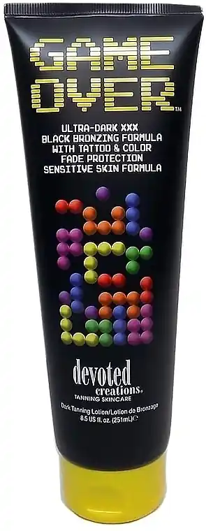 Tanning Lotion for Ultra-Dark Tan with Cocoa and Shea Butter, Formula for Sensitive Skin