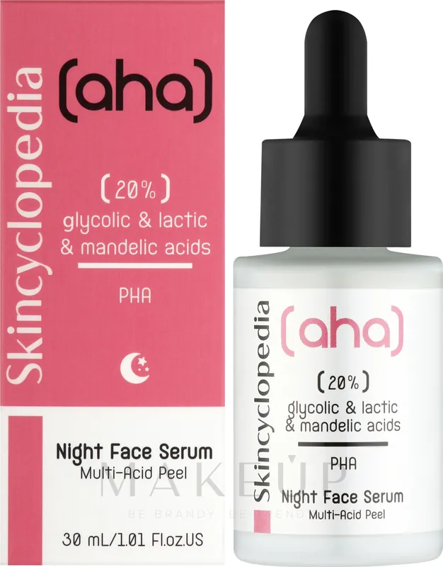 20% AHA & PHA Night Face Serum - Skin Care Products