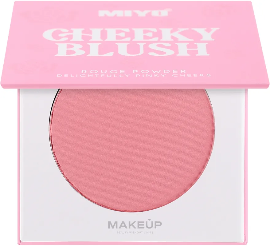 Miyo Cheeky Blush Rouge Powder Delightfully Pinky Cheeks - Makeup