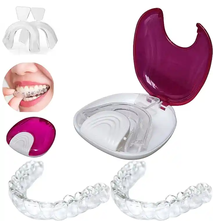 Teeth Mouthguard + Container, pink - Bath and Body