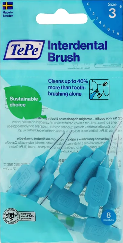 Interdental Brush, blue, 0.6 mm - Bath and Body