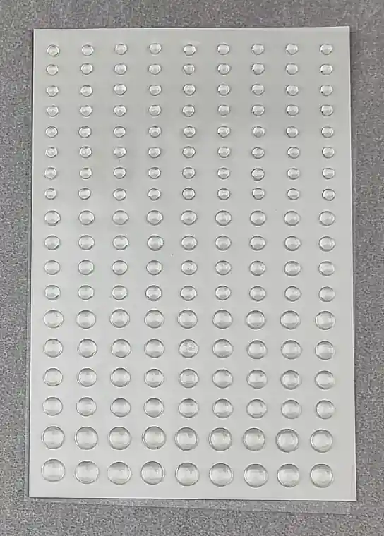 Set of Self-Adhesive Clear Water Droplets, 162 pcs.