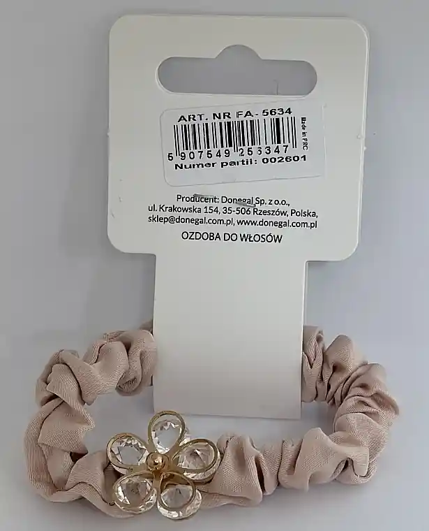 Hair Tie FA-5634+2, beige