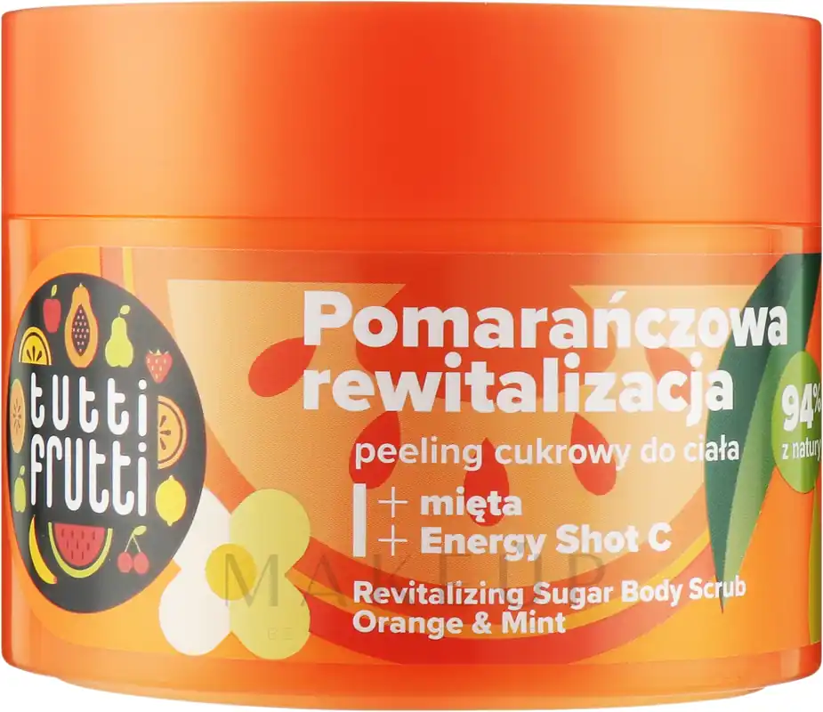 Repairing Sugar Body Peeling "Orange & Mint" - Bath and Body