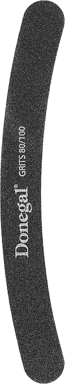 Curved Nail File 80/100, 9185, dark grey - Accessories