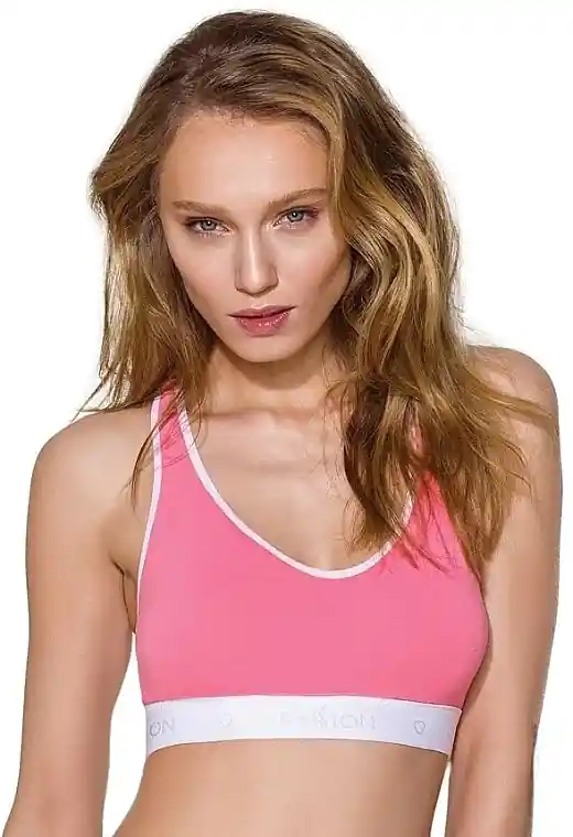 Cotton Sport Top PS014, pink - Clothes