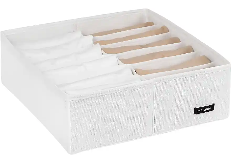 Storage Organiser with 12 Compartments 'Home', white 30x30x10 cm - Accessories