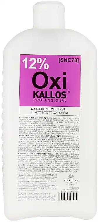 Oxidizing Emulsion 12% - Hair