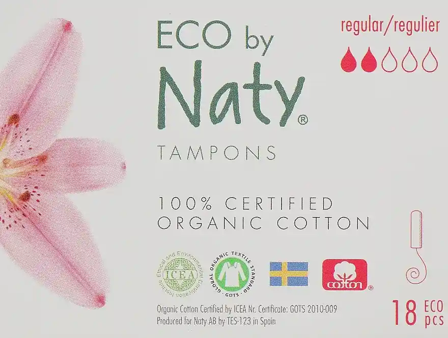 Regular Tampons, 18 pcs - Bath and Body
