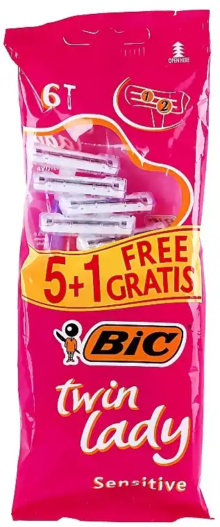 Women Razor "Twin Lady", 6 pcs - Bath and Body