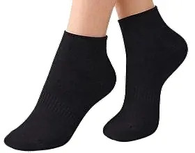 Bamboo Kids Socks, 6-11 years, black