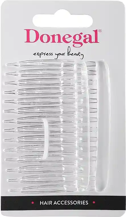 Hair Clips, transparent, 2 pcs. - Accessories