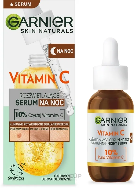 Night Face Serum with Vitamin C - Skin Care Products