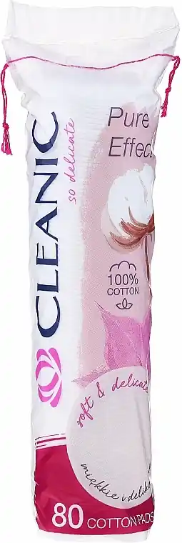 Round Cotton Pads, 80 pcs - Accessories