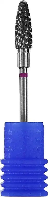Tungsten Nail File Drill Bit, corn, 5 mm, purple - Accessories