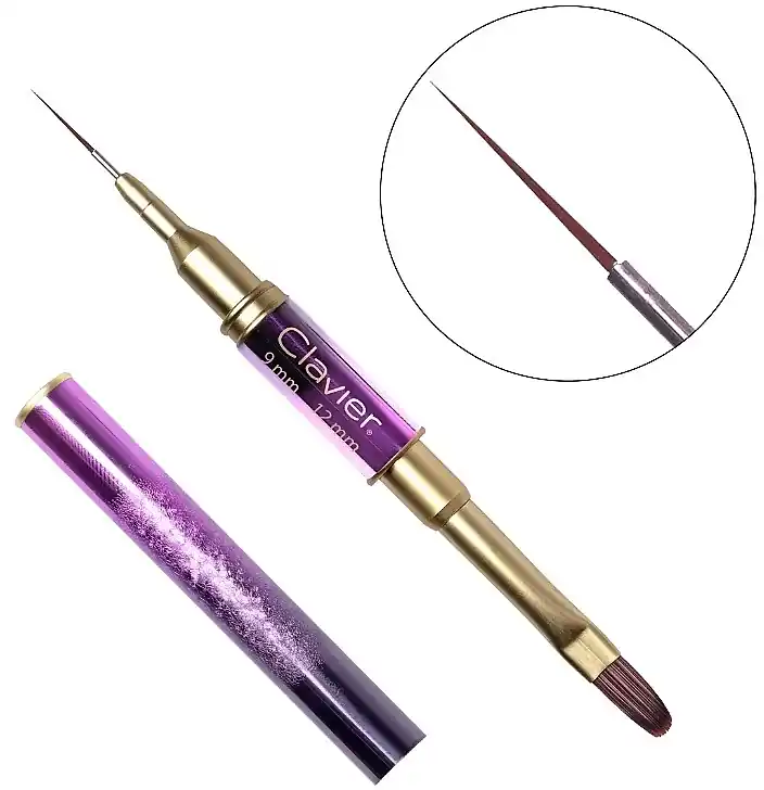 Double-Sided Nail Brush 2 in 1, No. 11
