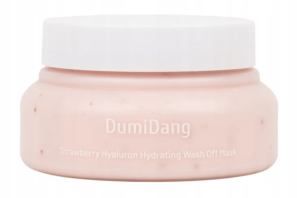 Rinse-Off Face Mask with Strawberry Extract & Hyaluronic Acid