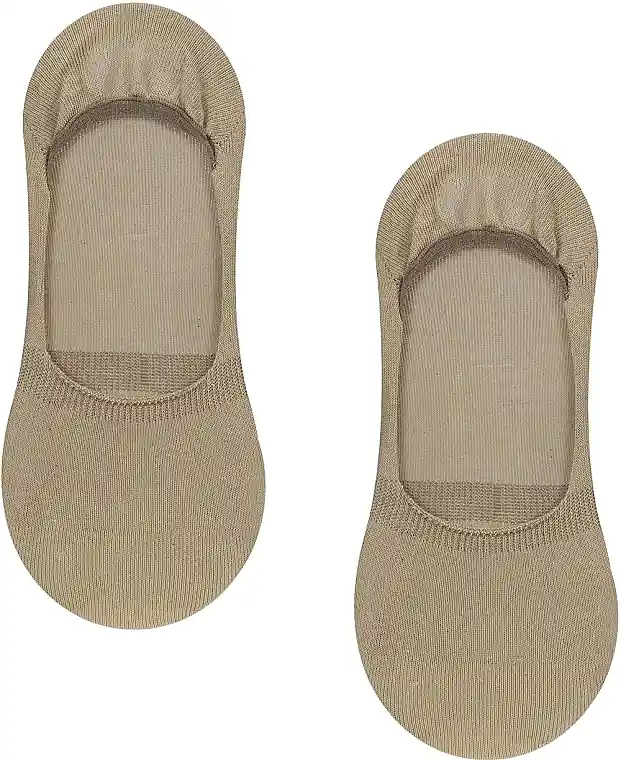 Women No Show Socks, pink, beige - Clothes