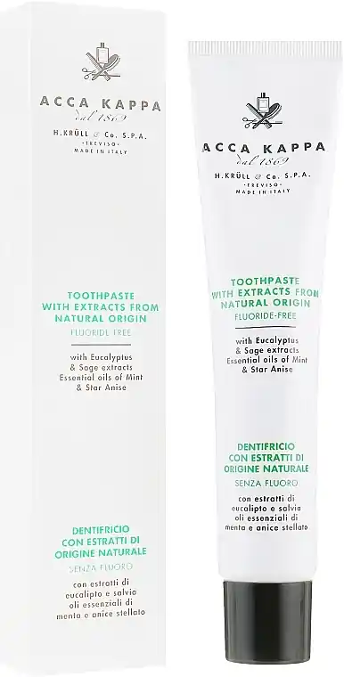 Natural Fluorine-Free Toothpaste