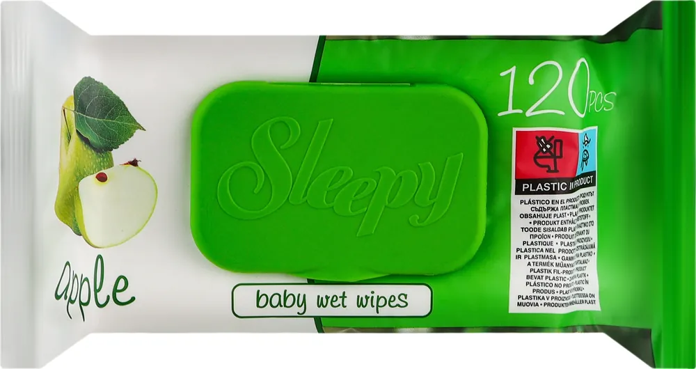 Wet Wipes Apple, 120 pcs - Accessories